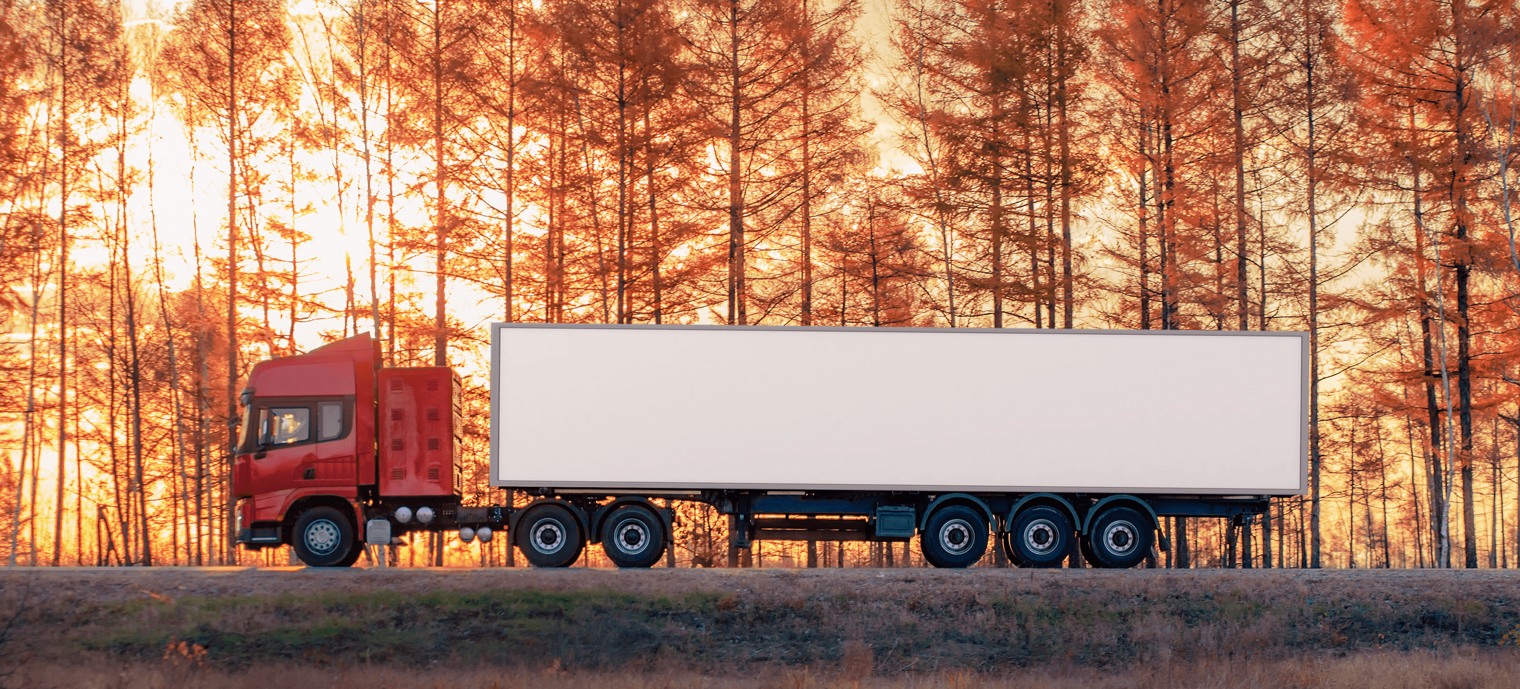 Atlas Oil and Chemical - official Shell Lubricants Distributor - Image of a truck using Shell Rimula Diesel Engine Oil