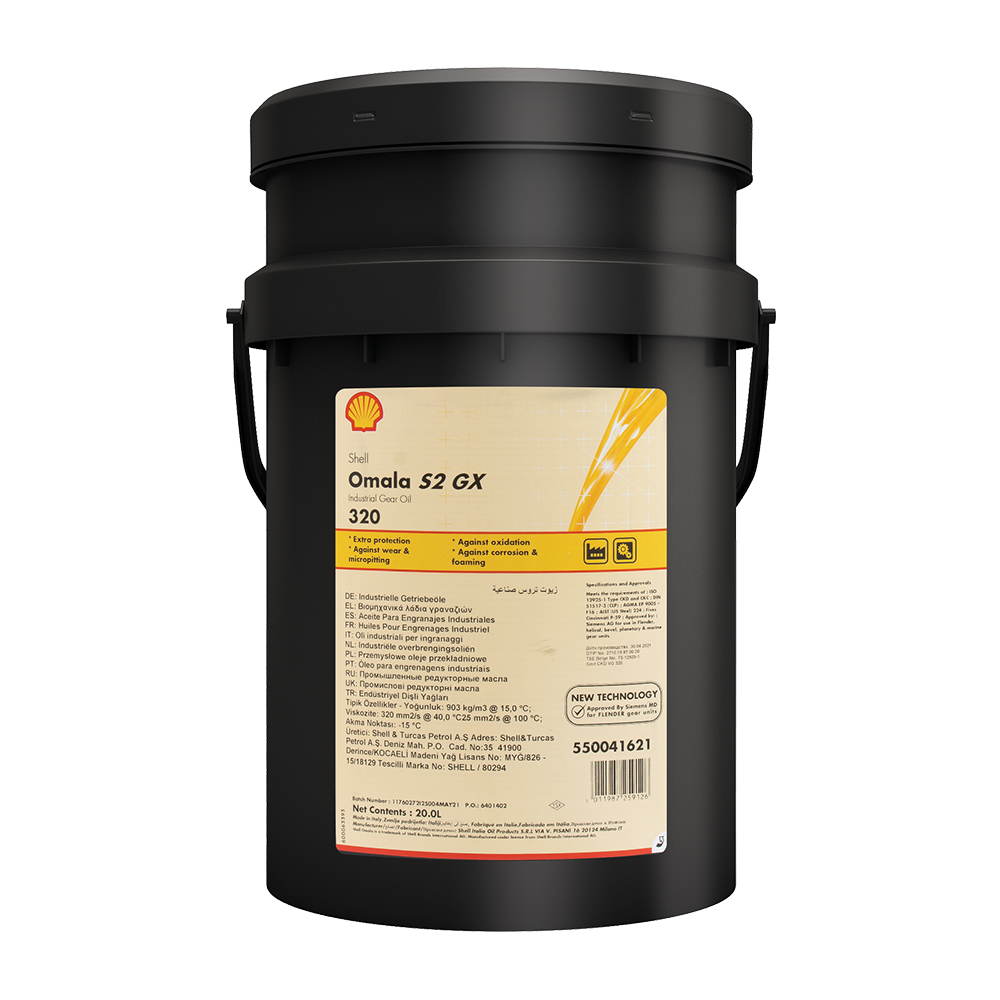 Shell Lubricants Omala S2 GX 320 20L