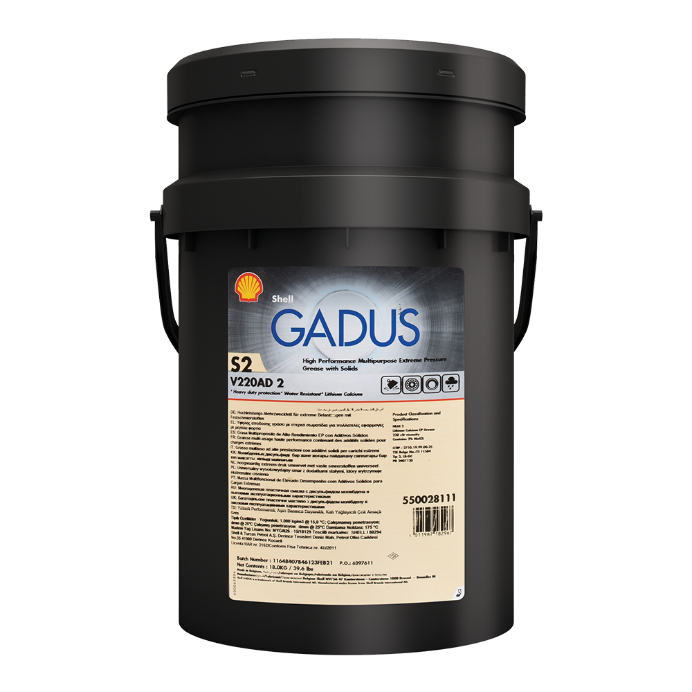 Shell Gadus S2 V220AD 2 - 18KG Pail