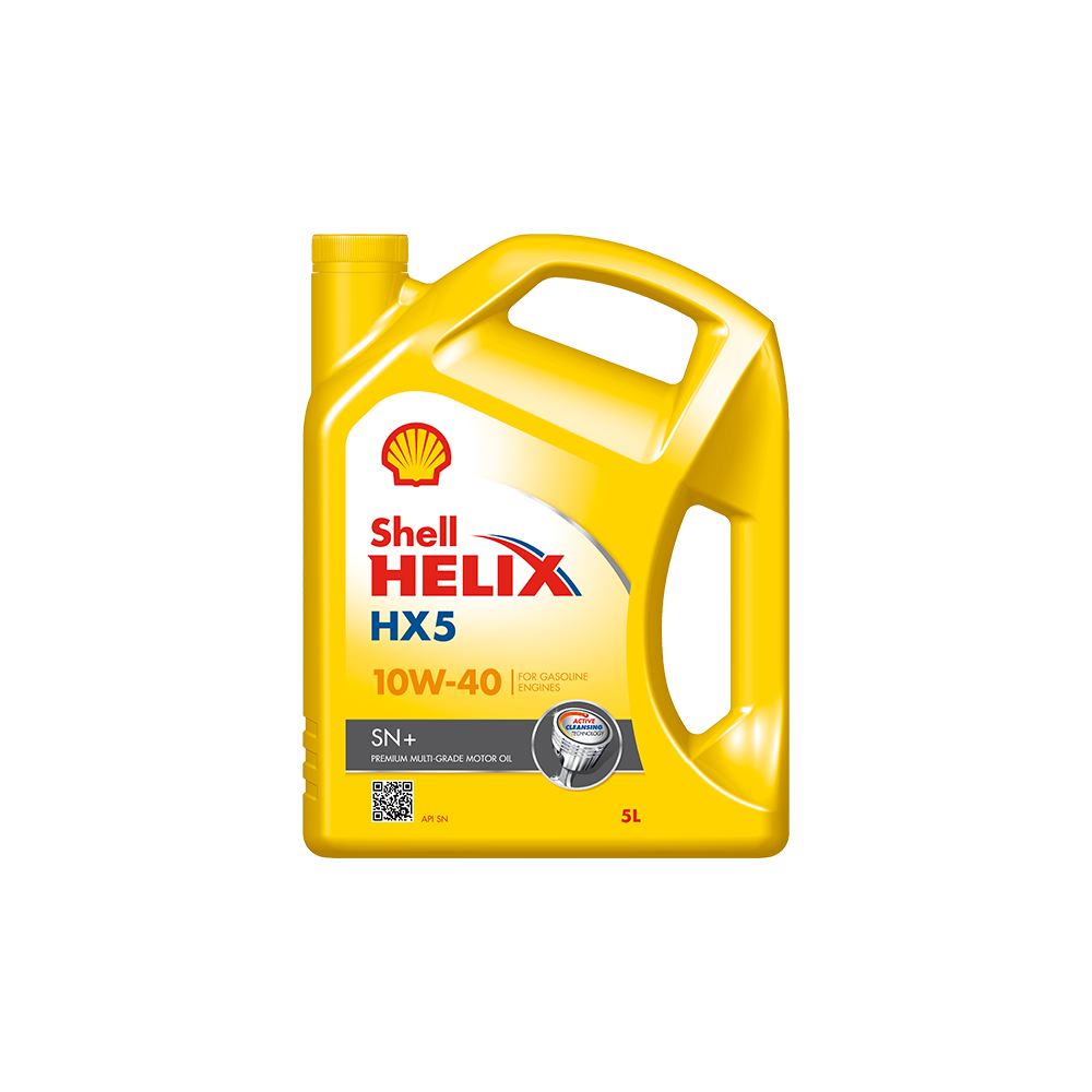 Shell Helix HX5 15W40 SN+ - 5L Bottle