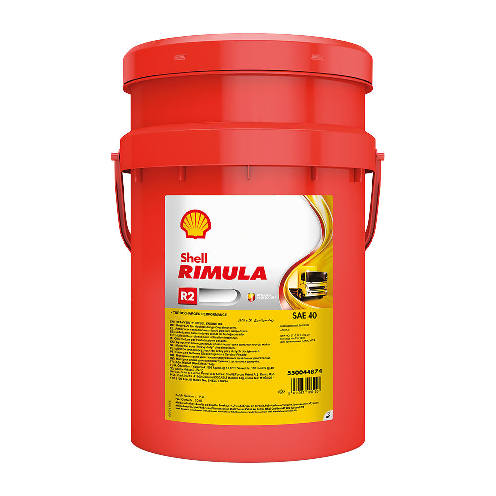 Shell Rimula R2 40 - 20L Pail