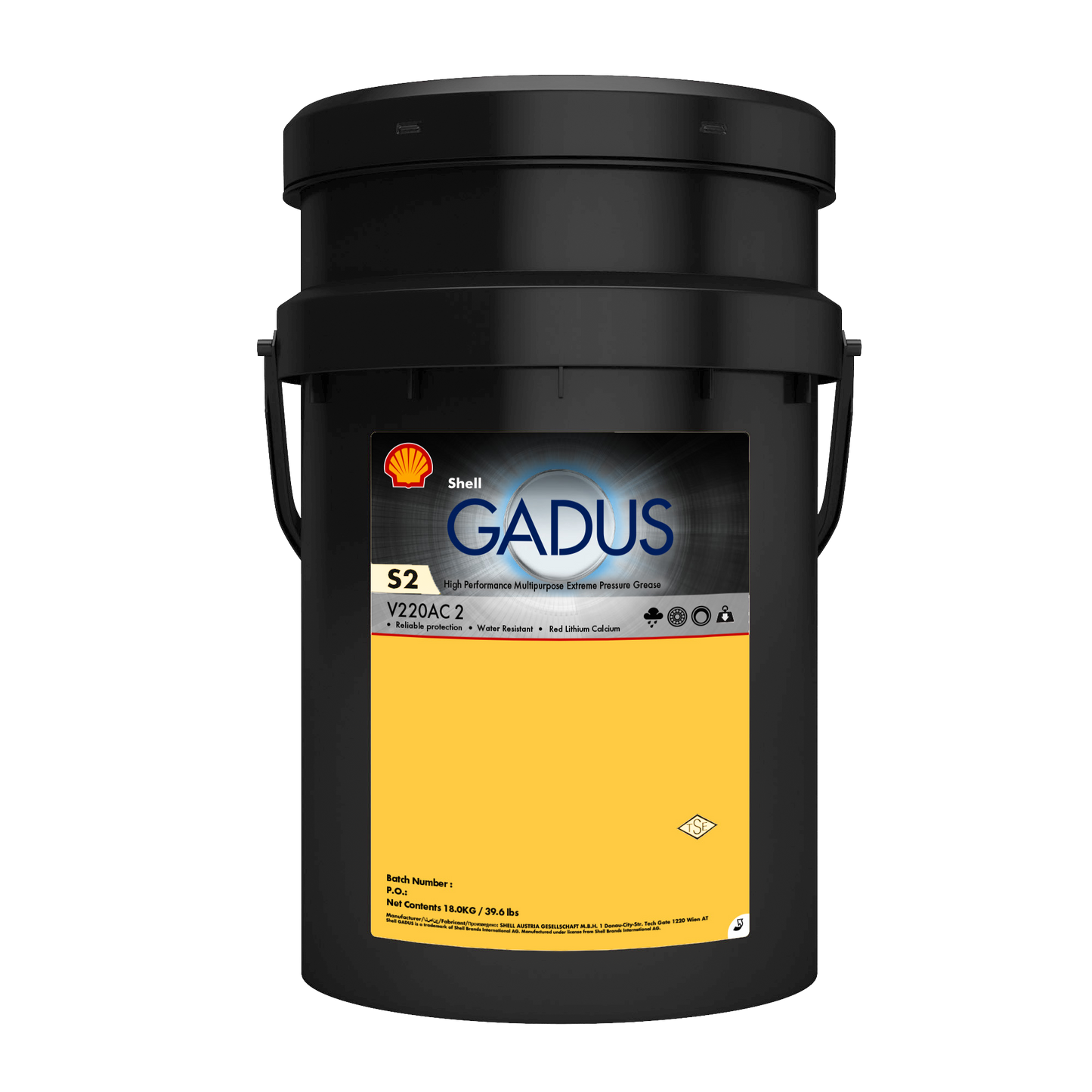 Shell Gadus S2 V220 AC 2 18KG Pail