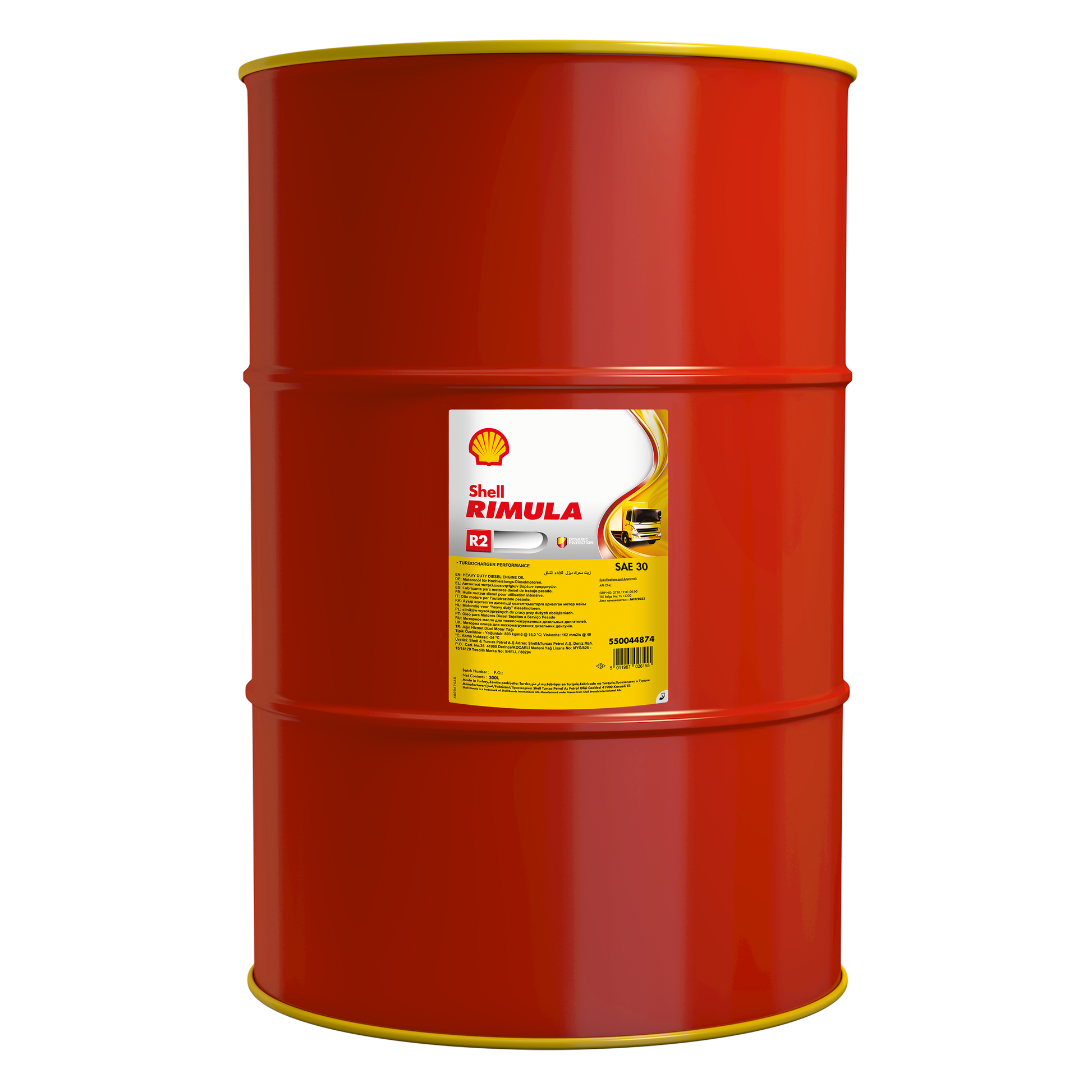 Shell Rimula R2 30 209L Drum