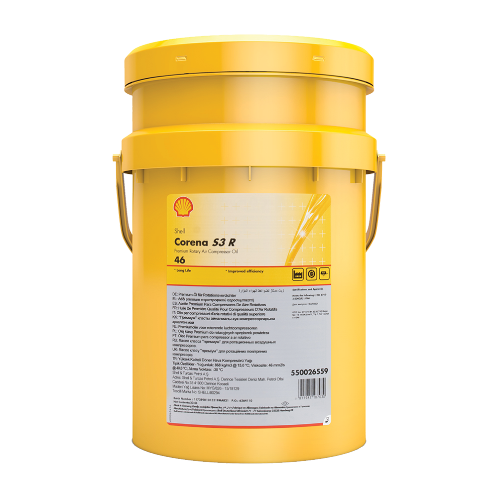 Shell Corena S3 R46 - 20L Pail – Atlas Oil and Chemical