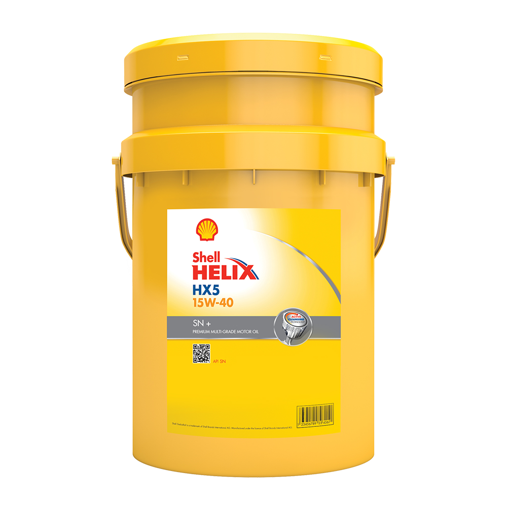 Shell Helix HX5 15W40 SN+ - 20L Pail – Atlas Oil and Chemical