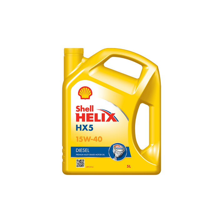 Shell Helix HX5 Diesel 15W40 CI-4 - 5L Bottle – Atlas Oil and Chemical