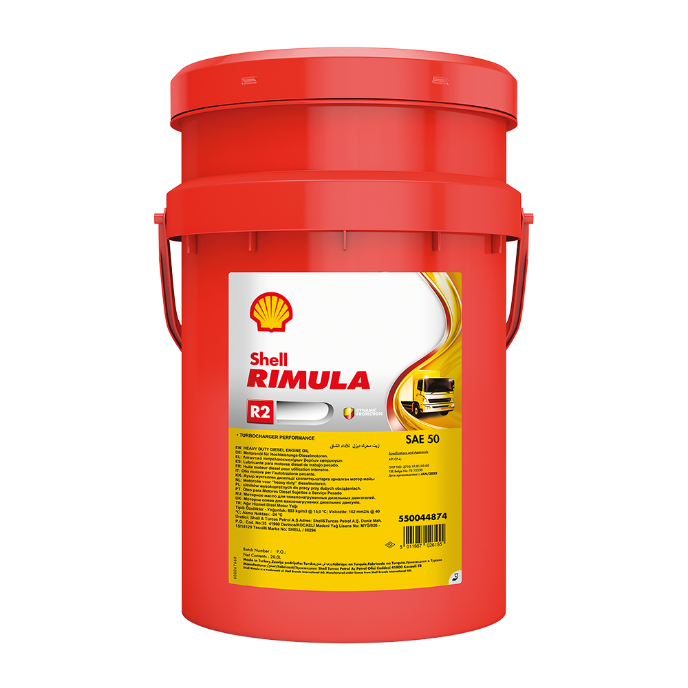 Shell Rimula R2 50 - 20L Pail – Atlas Oil and Chemical
