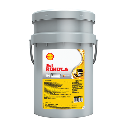 Shell Rimula R4 L 15W40 CK4 - 20L Pail