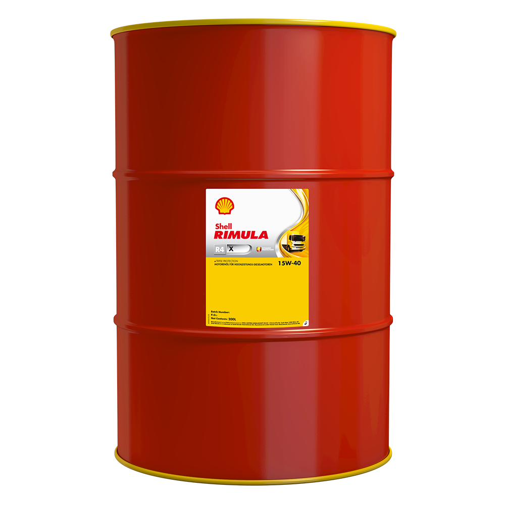 Shell Rimula R4 X 15W40 CI-4 - 209L Drum – Atlas Oil and Chemical