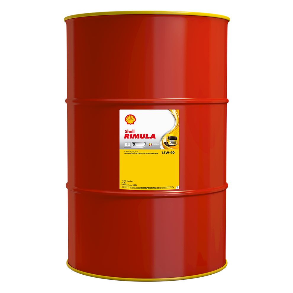 Shell Rimula R4 X 15W40 CI-4 - 209L Drum – Atlas Oil and Chemical