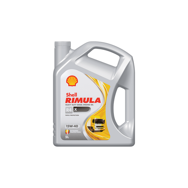 Shell Rimula R4 X 15W40 CI-4 - 5L Bottle – Atlas Oil and Chemical