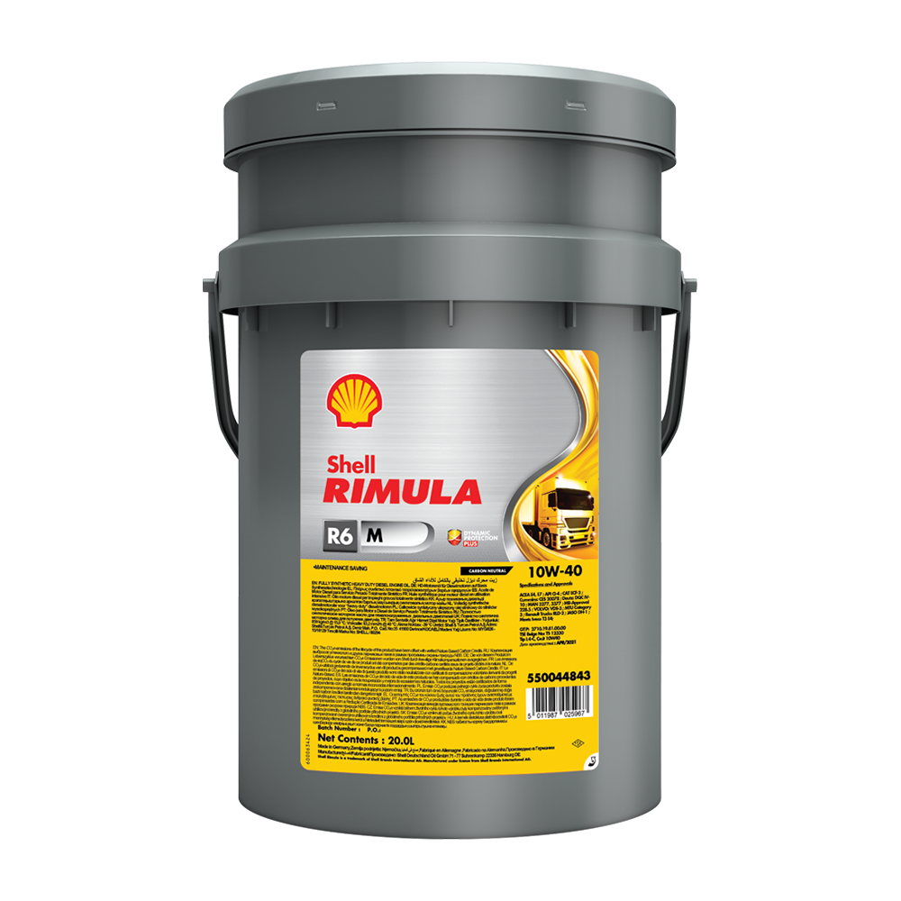 Shell Rimula R6 M 10W40 - 20L Pail