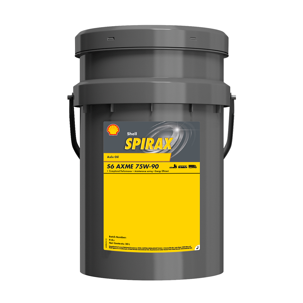 Shell Ax 6 Shell Spirax S6 AXME 75W-90 - 20L Pail – Atlas Oil and Chemical