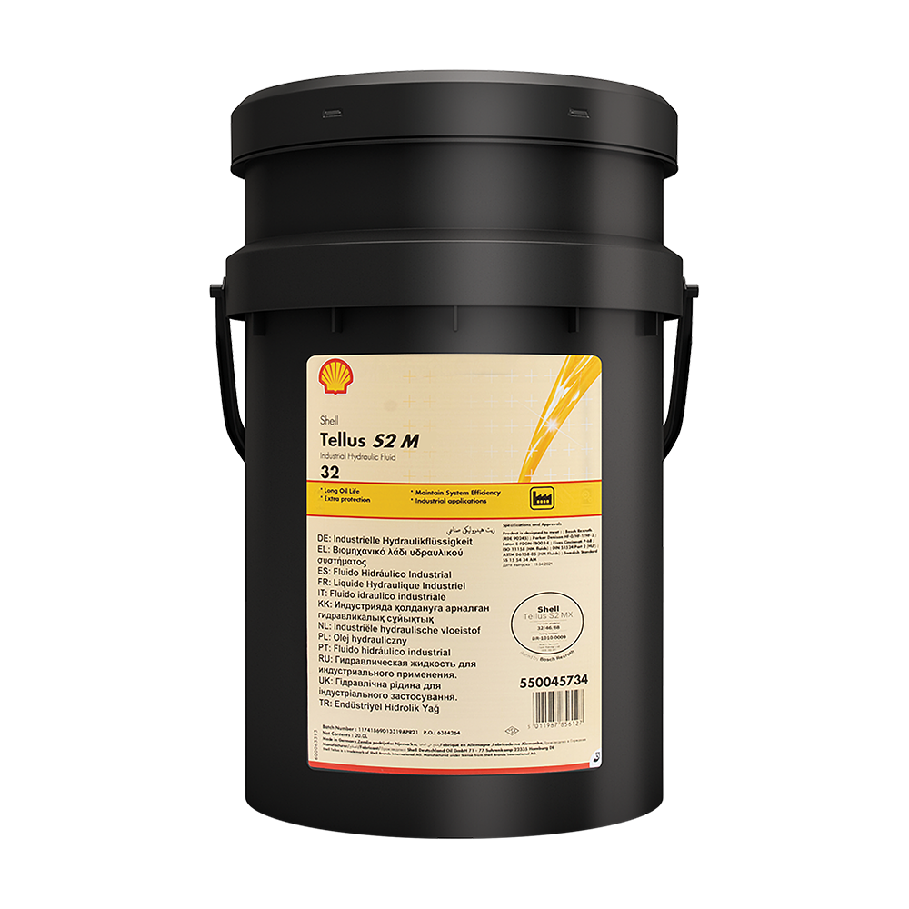 Shell Tellus S2 M 32 - 20L Pail – Atlas Oil and Chemical